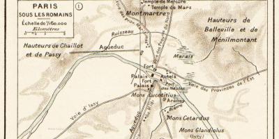 Mapa de la romana París