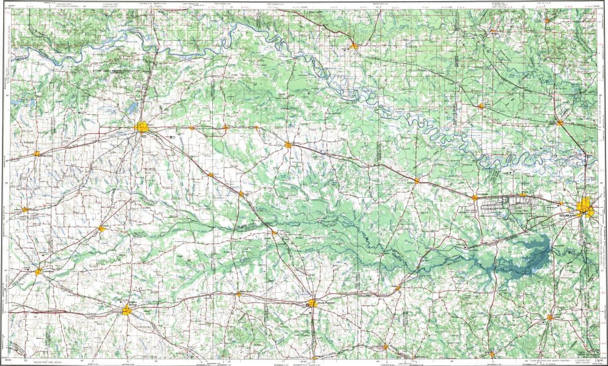 el mapa topográfico de París