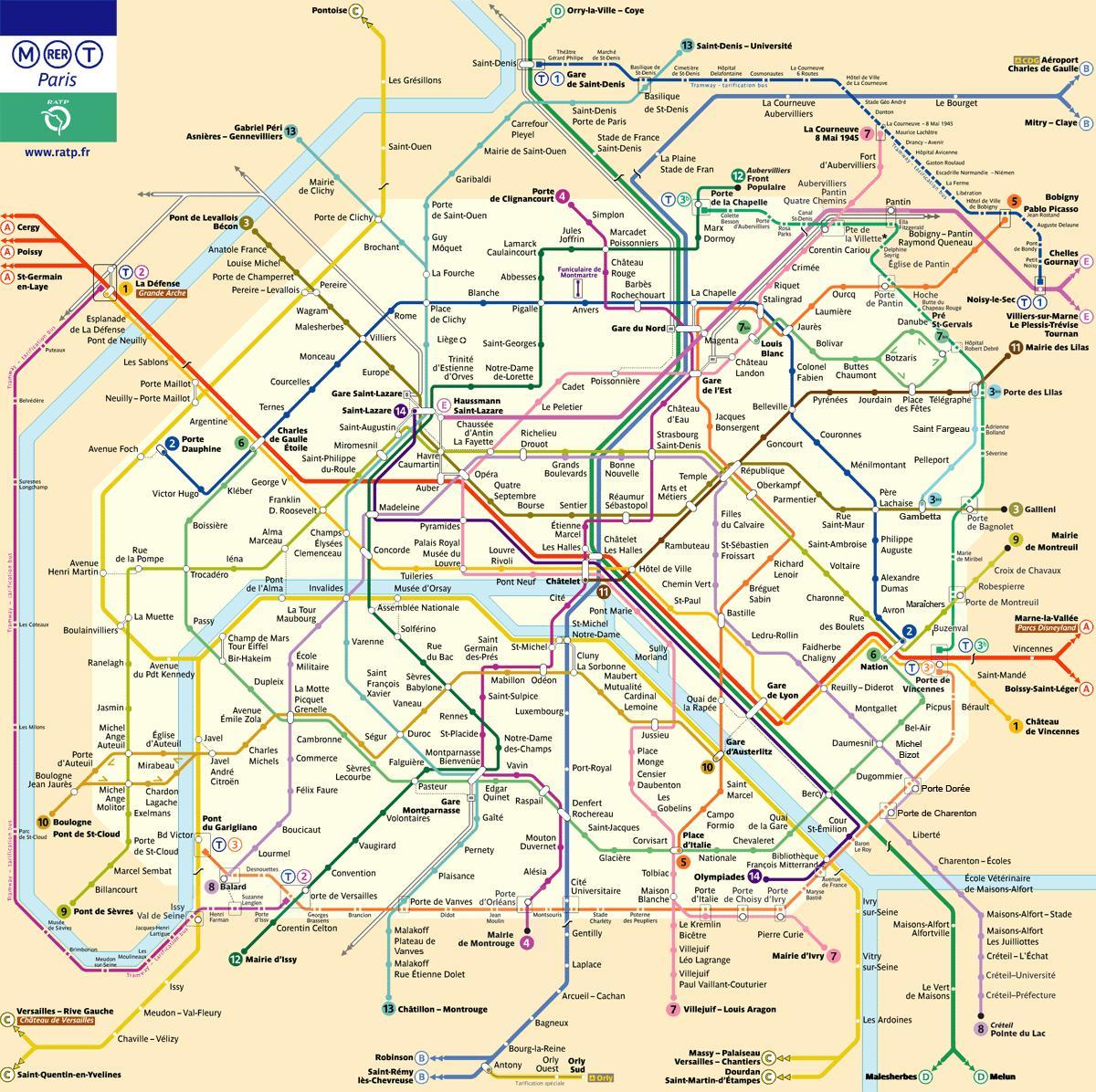 París ratp mapa