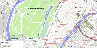 Mapa de 16 arrondissement de París 