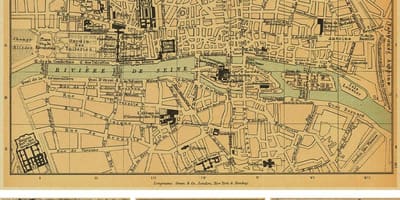 Temprano el mapa de París