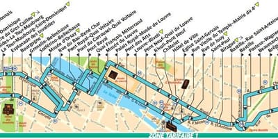 Autobuses de parís 69 mapa