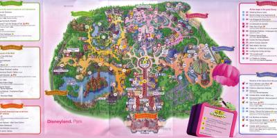 Eurodisney Mapa Mapa Del Parque Disneyland Paris Ile De France Francia