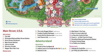 Disney village el mapa de París
