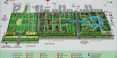Mapa de París bercy 
