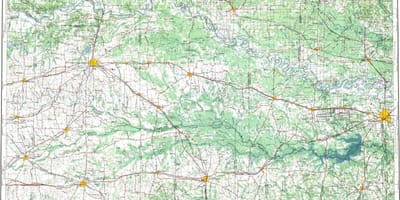 El mapa topográfico de París