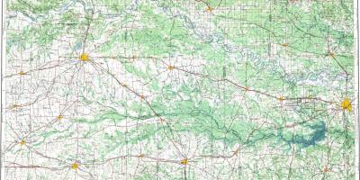 El mapa topográfico de París