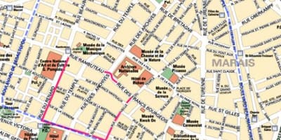 Mapa de París gay
