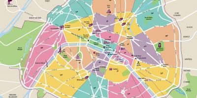 Un mapa de París