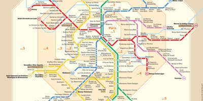 Francia rer mapa