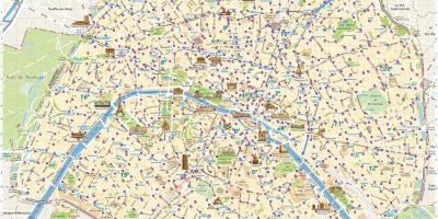 París compartir bicicletas mapa